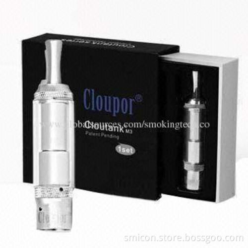 2014 newest and hottest electronic cigarette atomizer with pyrex and stainless